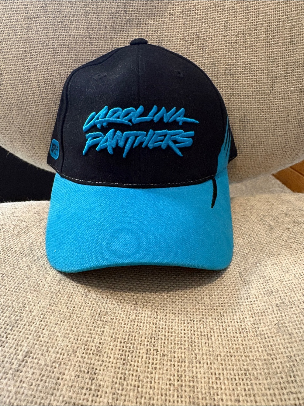Carolina Panthers Script Logo strap back hat - Picture 1 of 3